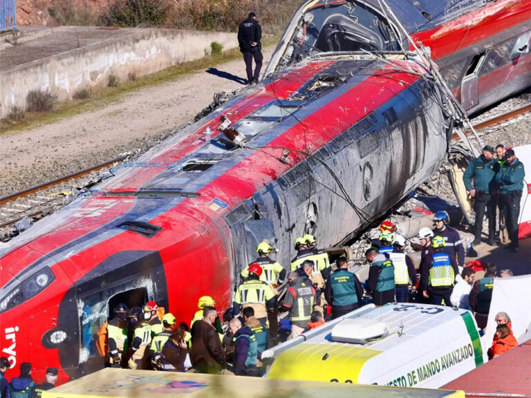 Accidente ferroviario en Adamuz, Córdoba.