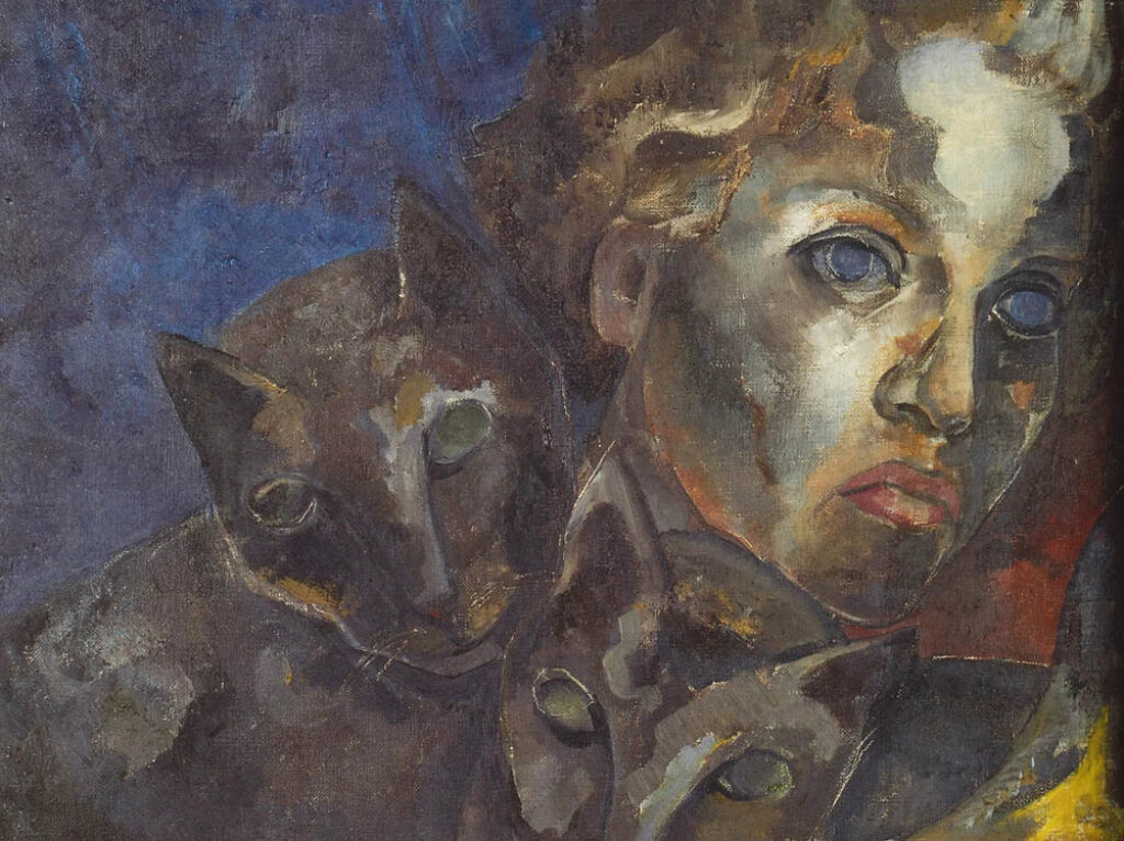 Cordelia Urueta: "Autorretrato" (1950), detalle.