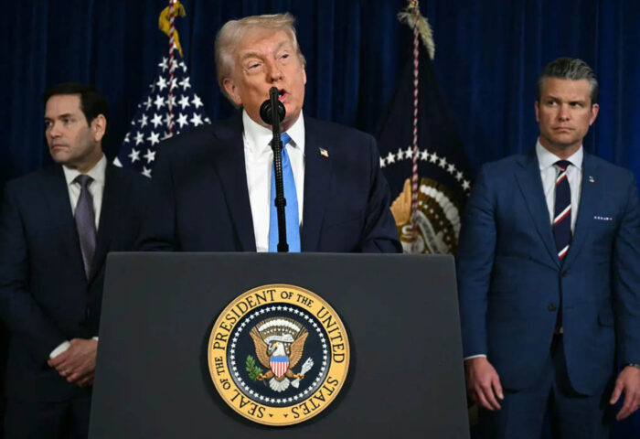 Donald Trump anuncia en conferencia de prensa la captura de Nicolás Maduro.