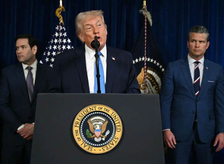 Donald Trump anuncia en conferencia de prensa la captura de Nicolás Maduro.