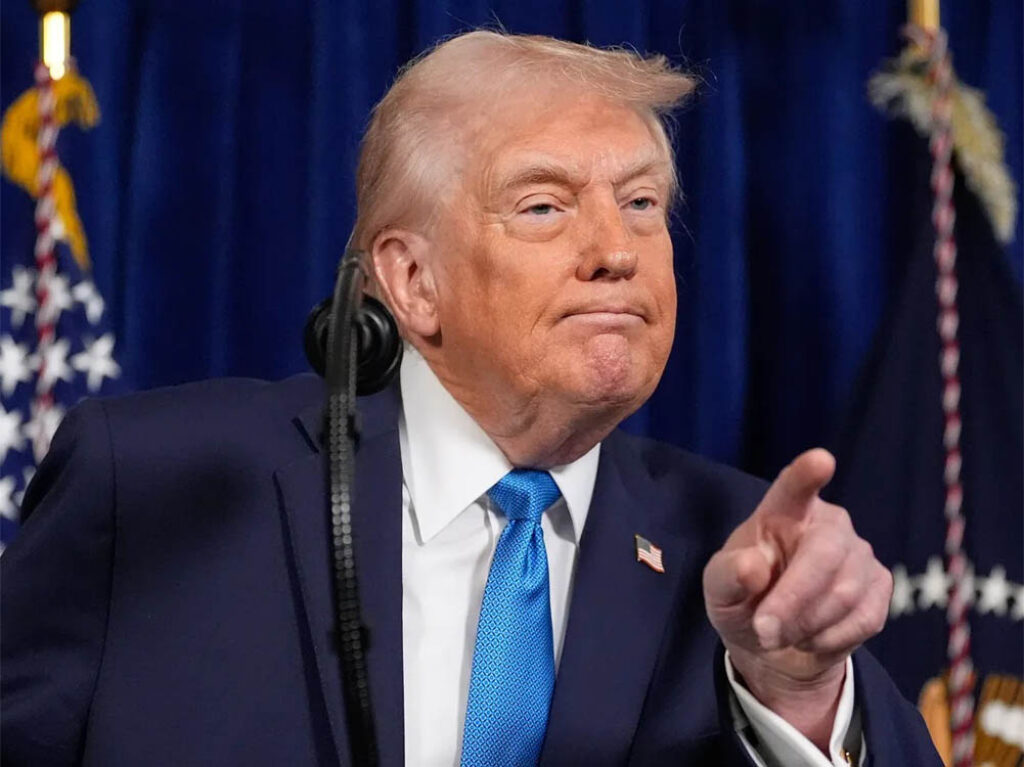 Donald Trump, presidente de Estados Unidos.