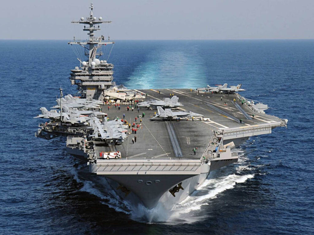 El portaviones nuclear USS George H. W. Bush se aproxima a las costas de Cuba.