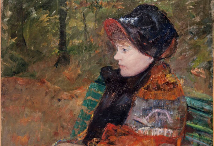 Mary Cassatt: "Otoño" (1880), detalle.