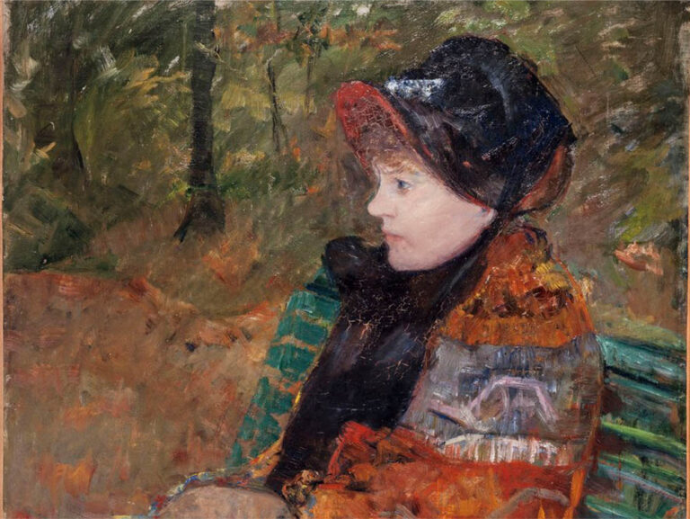Mary Cassatt: "Otoño" (1880), detalle.
