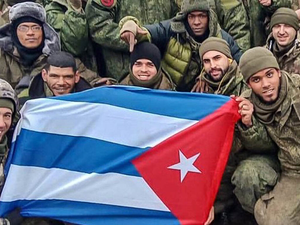 Mercenarios cubanos en Ucrania.