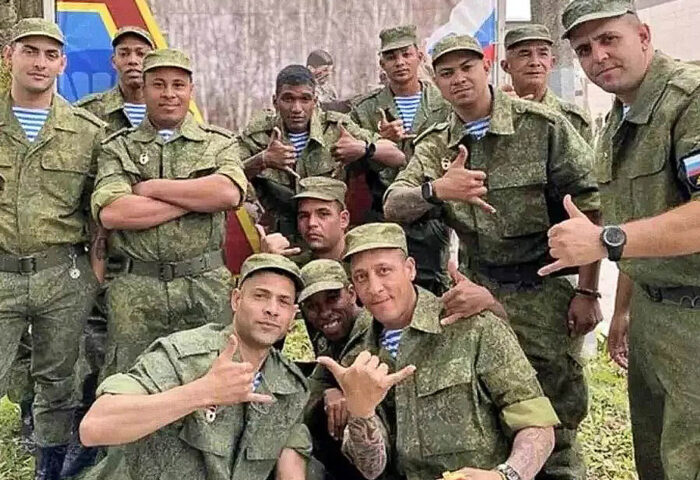 Mercenarios cubanos en Ucrania.