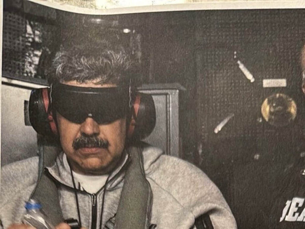 Nicolás Maduro capturado por el ejército estadounidense.