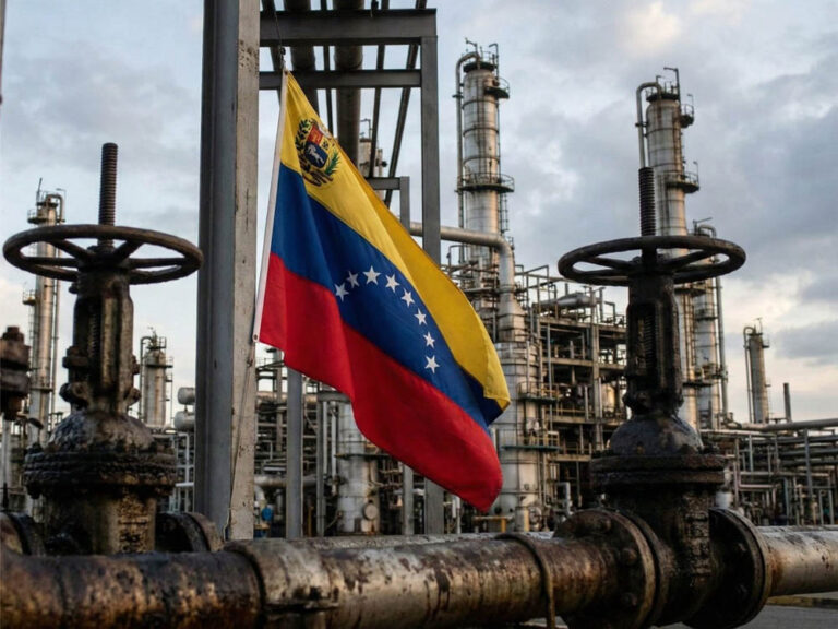 Refinería de petróleo venezolana.