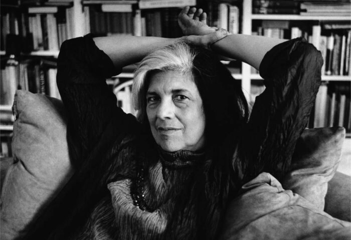 Susan Sontag (Nueva York, 1933-2004), escritora estadounidense. Foto: Christopher Felver / CORBIS