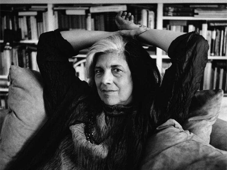Susan Sontag (Nueva York, 1933-2004), escritora estadounidense. Foto: Christopher Felver / CORBIS