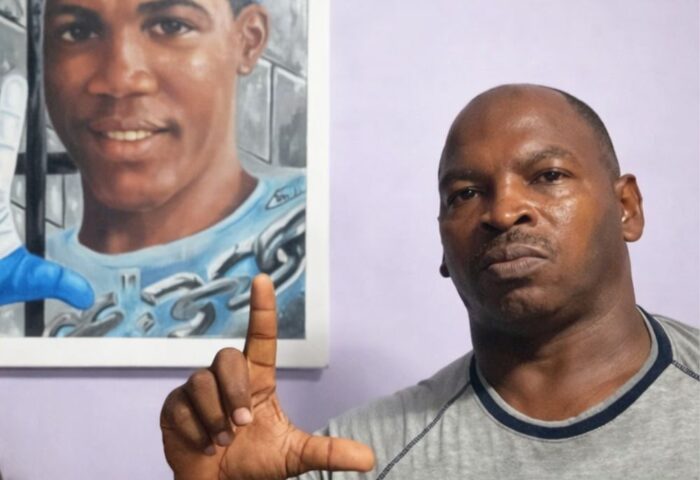 Wilber Aguilar padre de preso político cubano