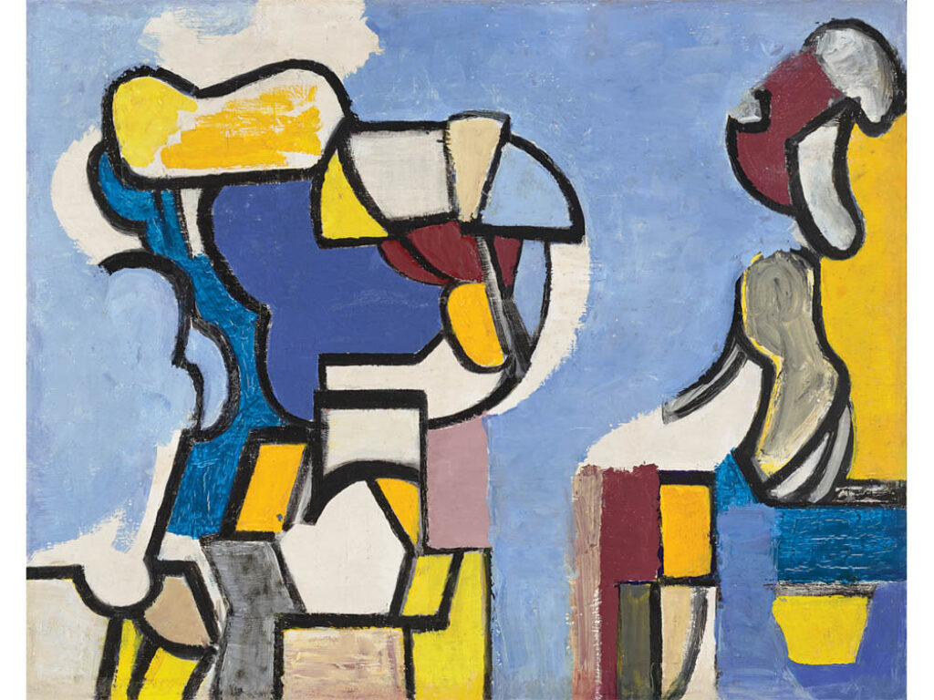 Nell Blaine: "Abstracción" (ca. 1948).