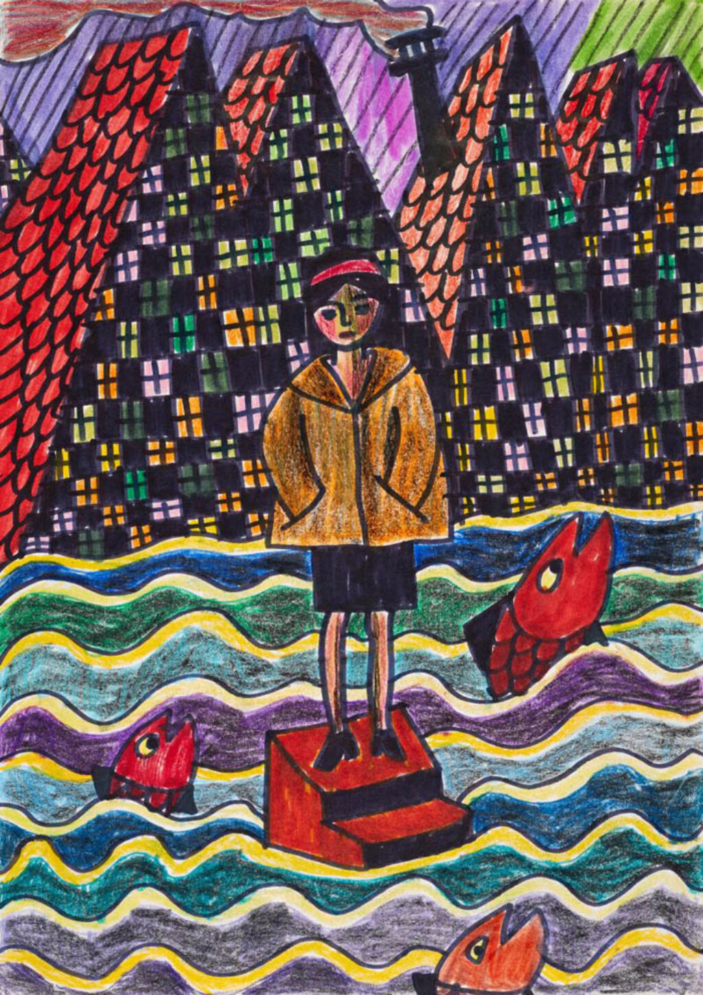 Adelheid Duvanel: "Inundación" (sin fecha).