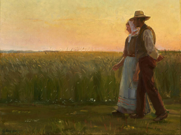 Anna Ancher: "Noche de verano" (ca. 1896).