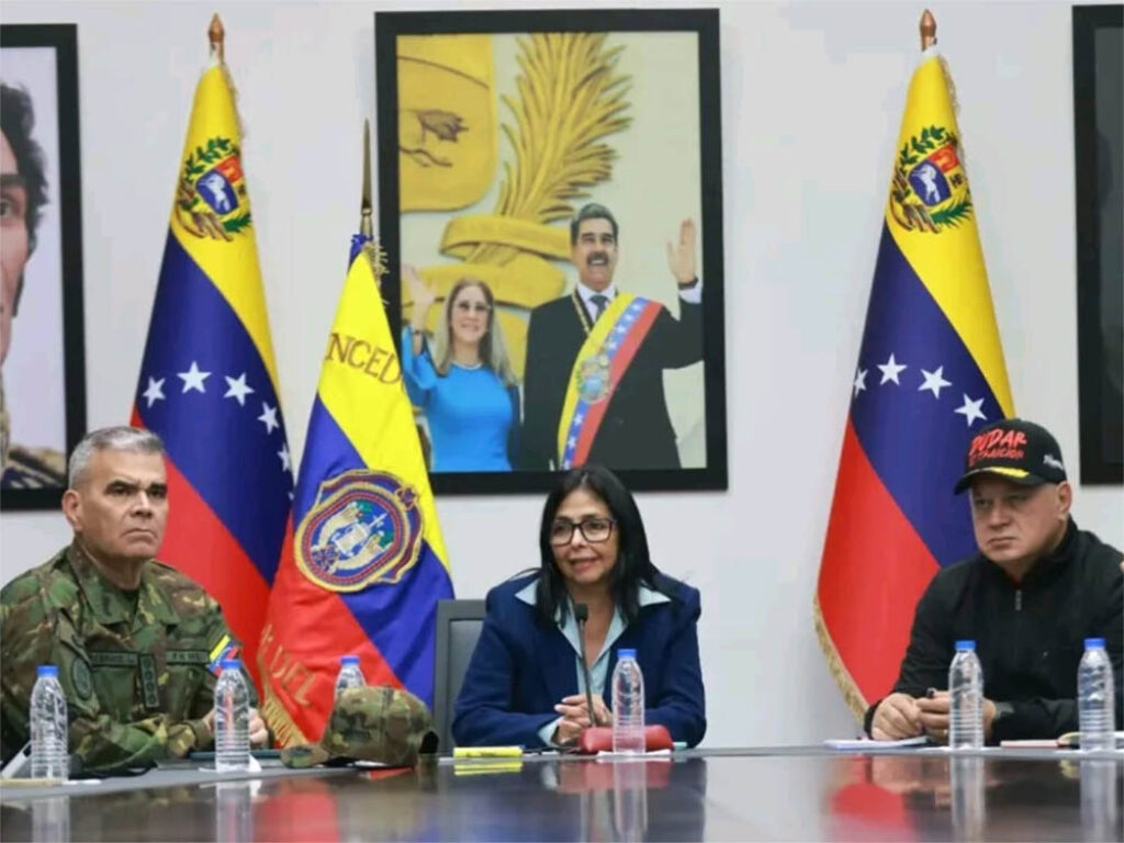 Delcy Rodríguez como presidenta interina en Venezuela tras la captura de Nicolás Maduro.
