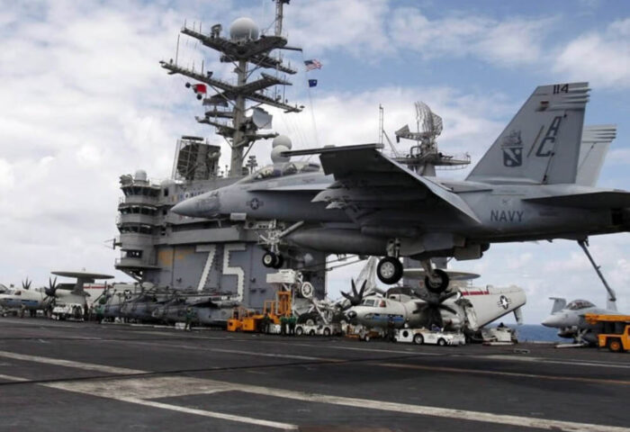 Despliegue naval de Estados Unidos en el Oriente Medio.