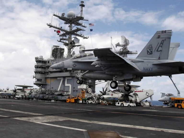 Despliegue naval de Estados Unidos en el Oriente Medio.