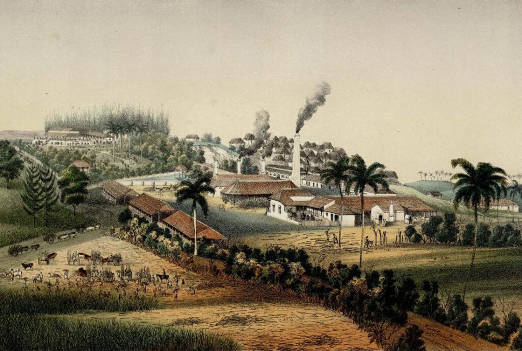 Eduardo Laplante: "Ingenio San José de la Angosta" (detalle).