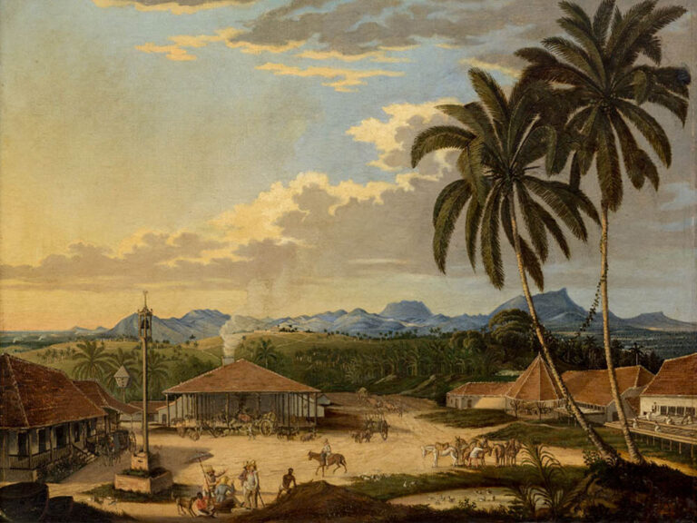 Emilio Piani: "Un ingenio en Cuba" (1839).