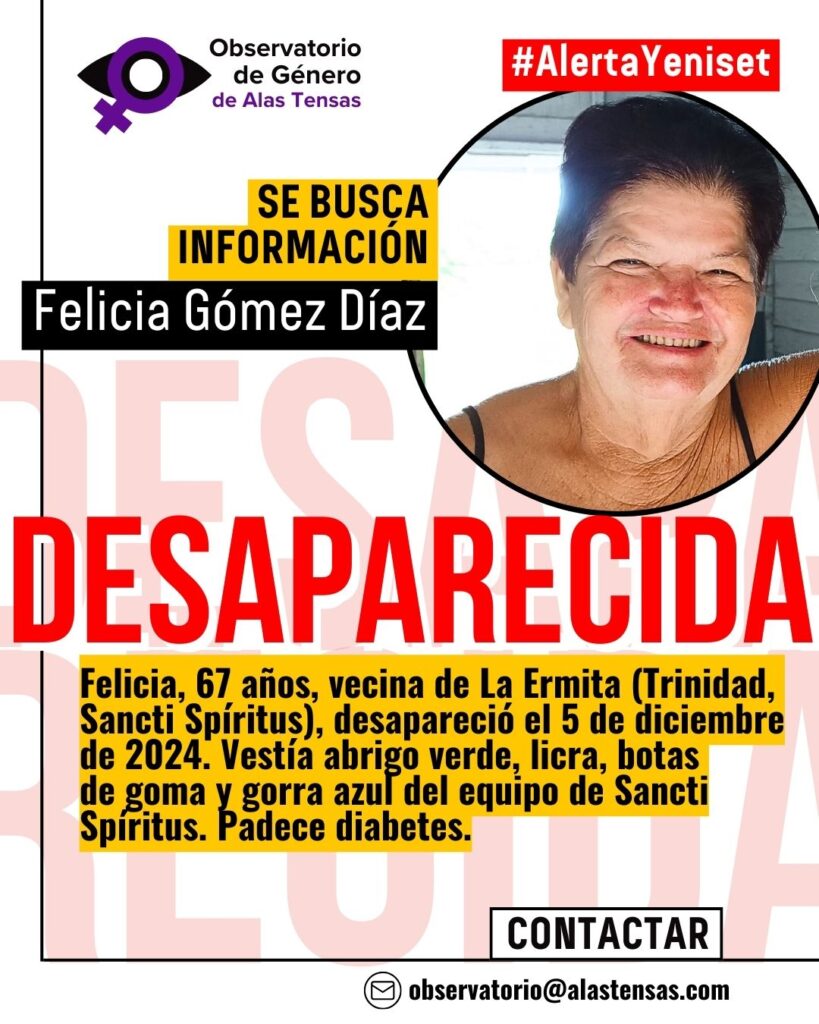 Felicia Gomez, cubana desaparecida