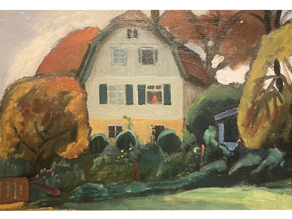 Gabriele Münter: "Casa rusa" (1931).