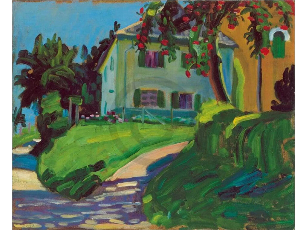 Gabriele Münter: "Verano" (1908).