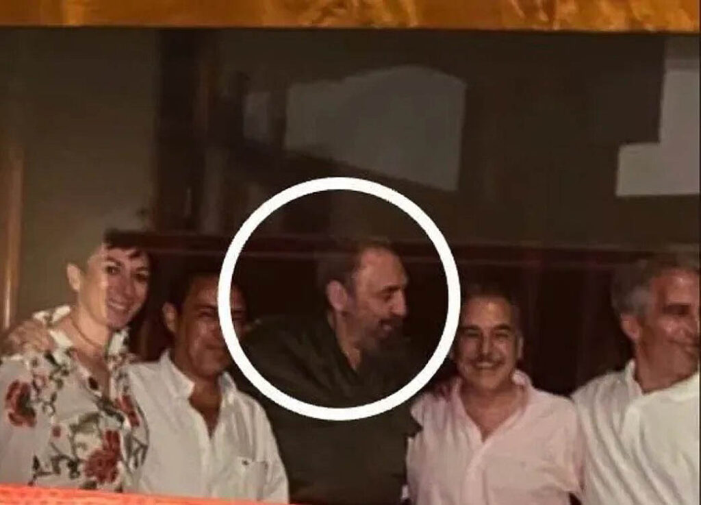 Jeffrey Epstein con Andrés Pastrana y Fidel Castro en La Habana.