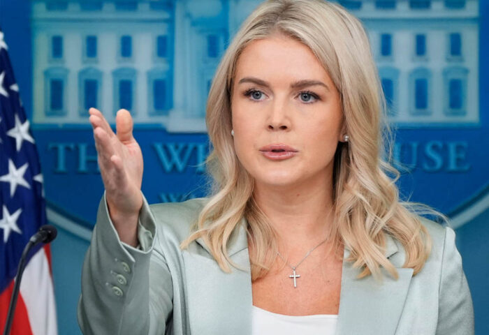 Karoline Leavitt, secretaria de prensa de la Casa Blanca.