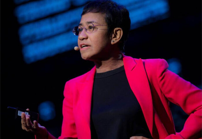 María Ressa, Premio Nobel de la Paz 2021.