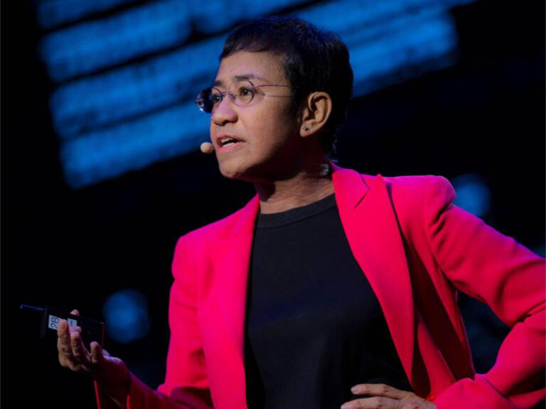 María Ressa, Premio Nobel de la Paz 2021.