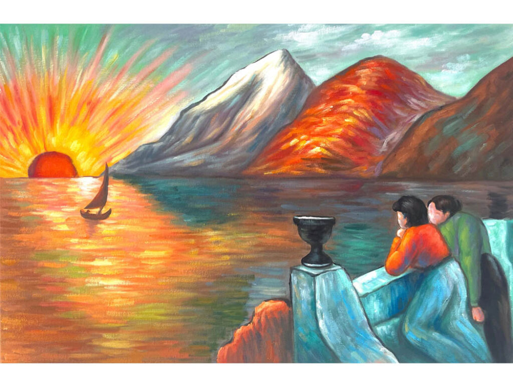 Marianne von Werefkin: "Amanecer" (sin fecha).