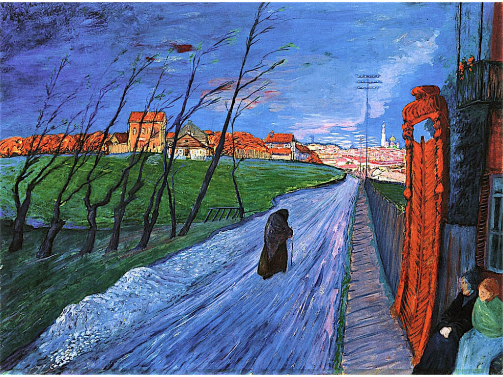 Marianne von Werefkin: "Cita en Lituania" (1913).