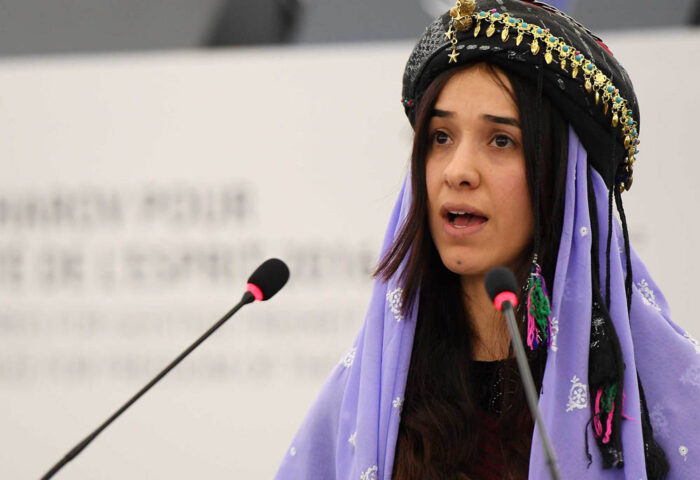 Nadia Murad, Premio Nobel de la Paz 2018.