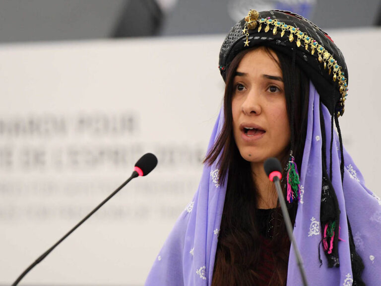 Nadia Murad, Premio Nobel de la Paz 2018.