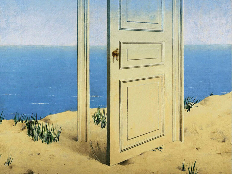 René Magritte: "La victoria" (1939), detalle.