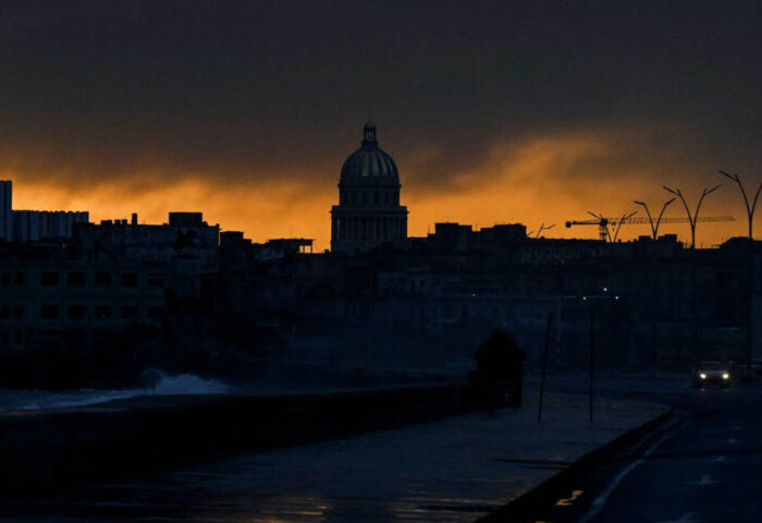 Vista de La Habana en un apagón.