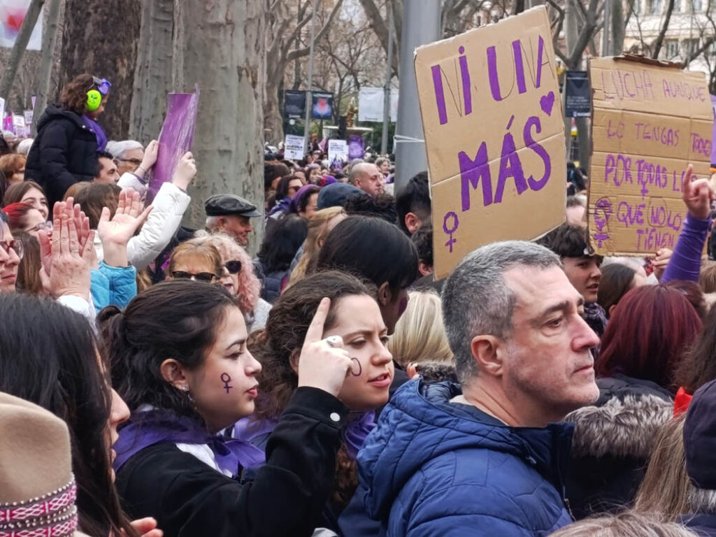 Marcha del 8M en Madrid, 8 de marzo de 2026, Foto: Laura Vargas