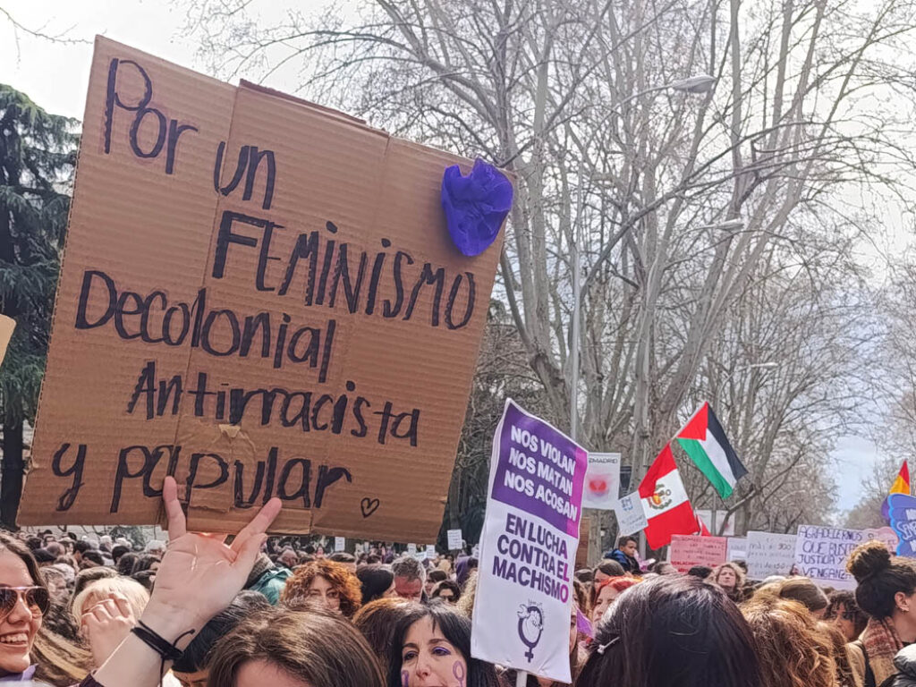 Marcha del 8M en Madrid, 8 de marzo de 2026, Foto: Laura Vargas