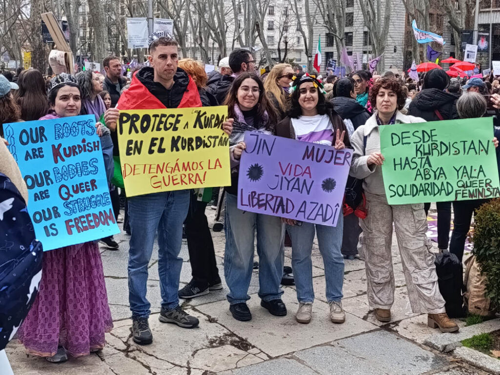 Marcha del 8M en Madrid, 8 de marzo de 2026, Foto: Laura Vargas