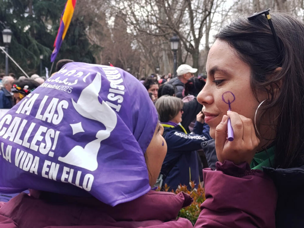 Marcha del 8M en Madrid, 8 de marzo de 2026, Foto: Laura Vargas