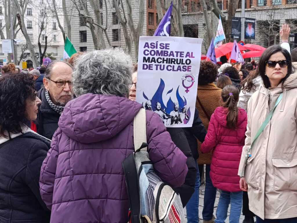 Marcha del 8M en Madrid, 8 de marzo de 2026, Foto: Laura Vargas