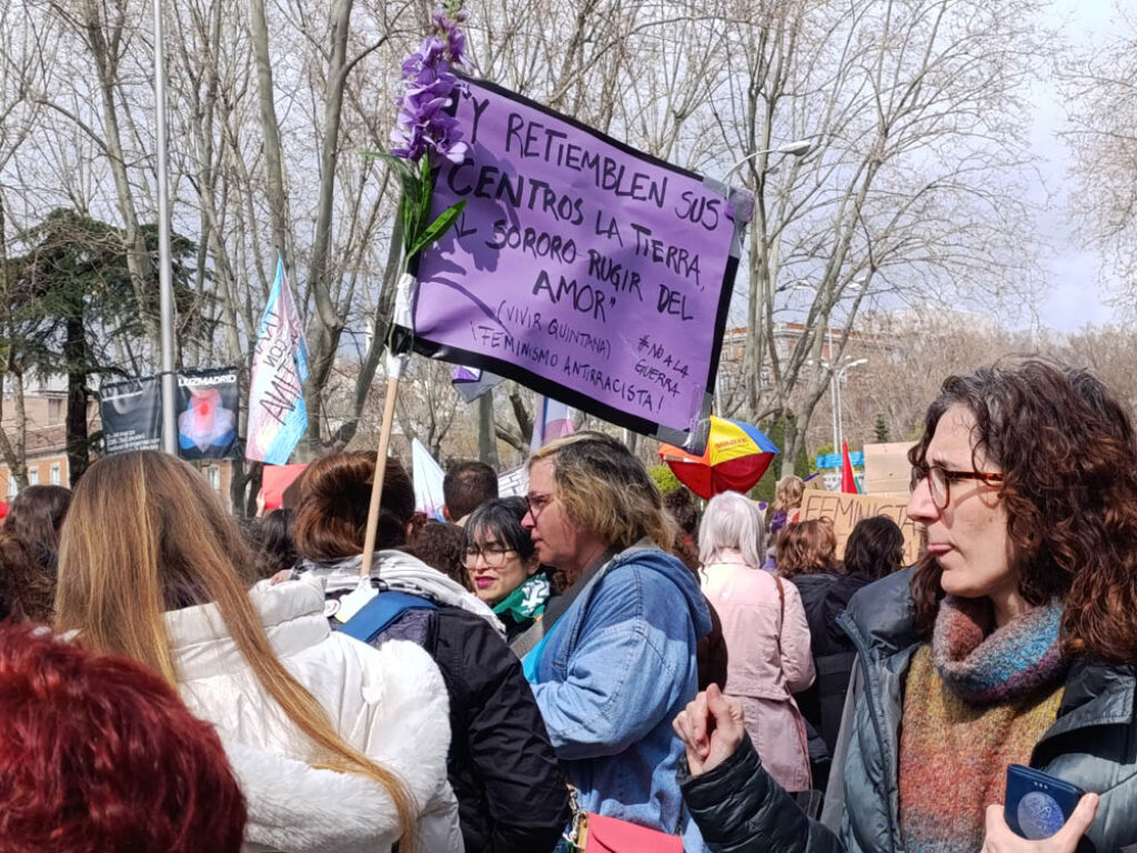 Marcha del 8M en Madrid, 8 de marzo de 2026, Foto: Laura Vargas