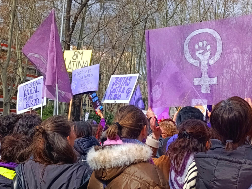 Marcha del 8M en Madrid, 8 de marzo de 2026, Foto: Laura Vargas