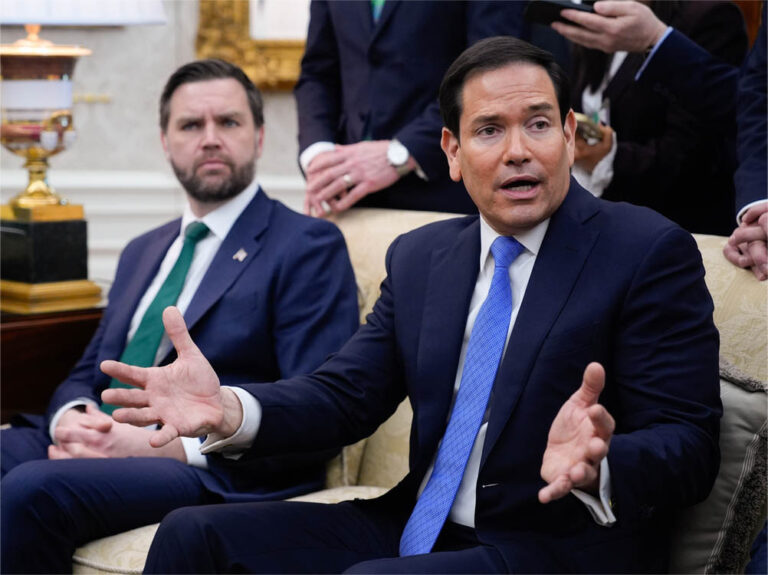 El secretario de Estado de EE.UU., Marco Rubio, habla sobre la necesidad de un cambio de régimen en Cuba.