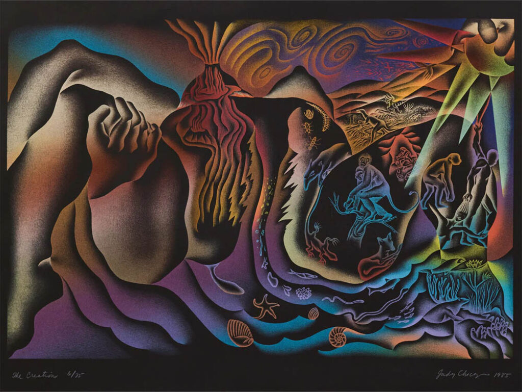 Judy Chicago: "La creación" (1985).