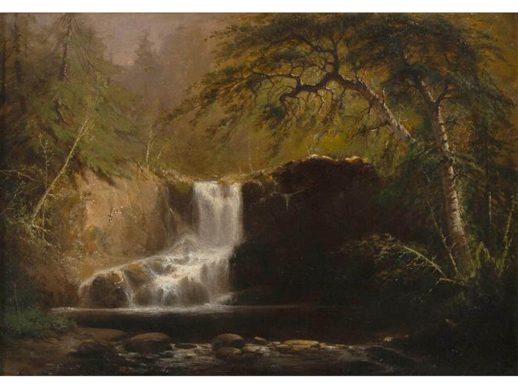 Julie Hart Beers: "Cascada en el interior del bosque" (sin fecha).
