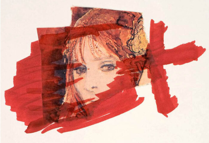 Lene Adler Petersen: "Rostro de mujer" (1974).