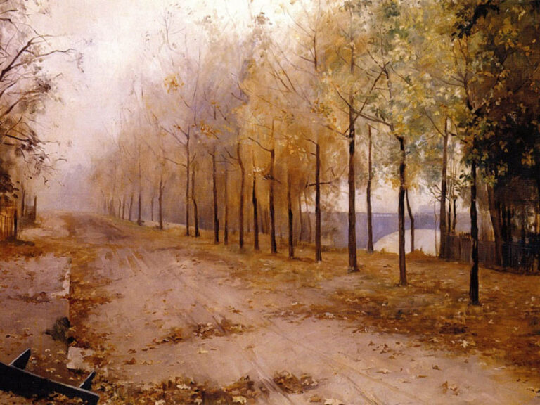 Marie Bashkirtseff: "Otoño" (1883).