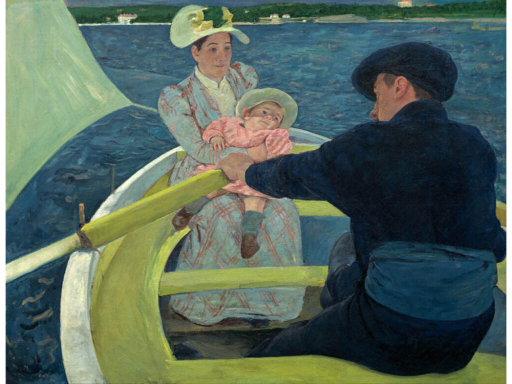 Mary Cassatt: "La fiesta en barco" (1893-1894).