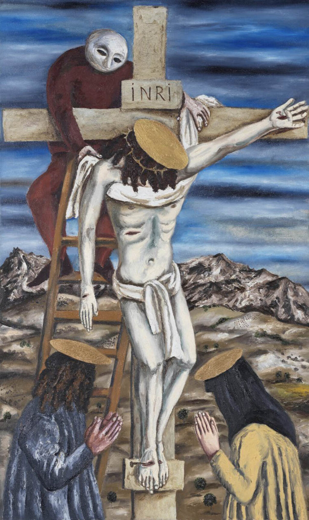 Natalia Nesterova: "Crucifixión" (1991).